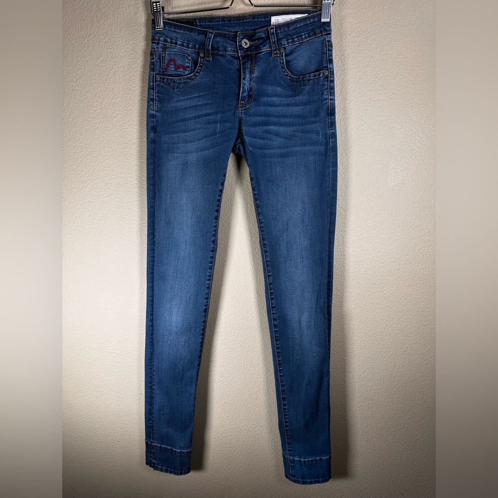Evisu Women’s Skinny Blue Jeans by EvisuGenes